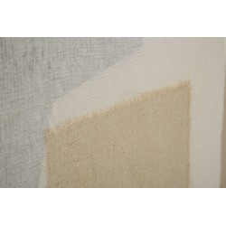 Arte mural hecho a mano - Listo para colgar - Modelo A - 80x100 cm - Obra de arte bohemia original