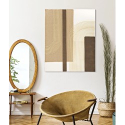 Cuadro decorativo artesanal de estilo bohemio chic – Modelo B – 80x100 cm