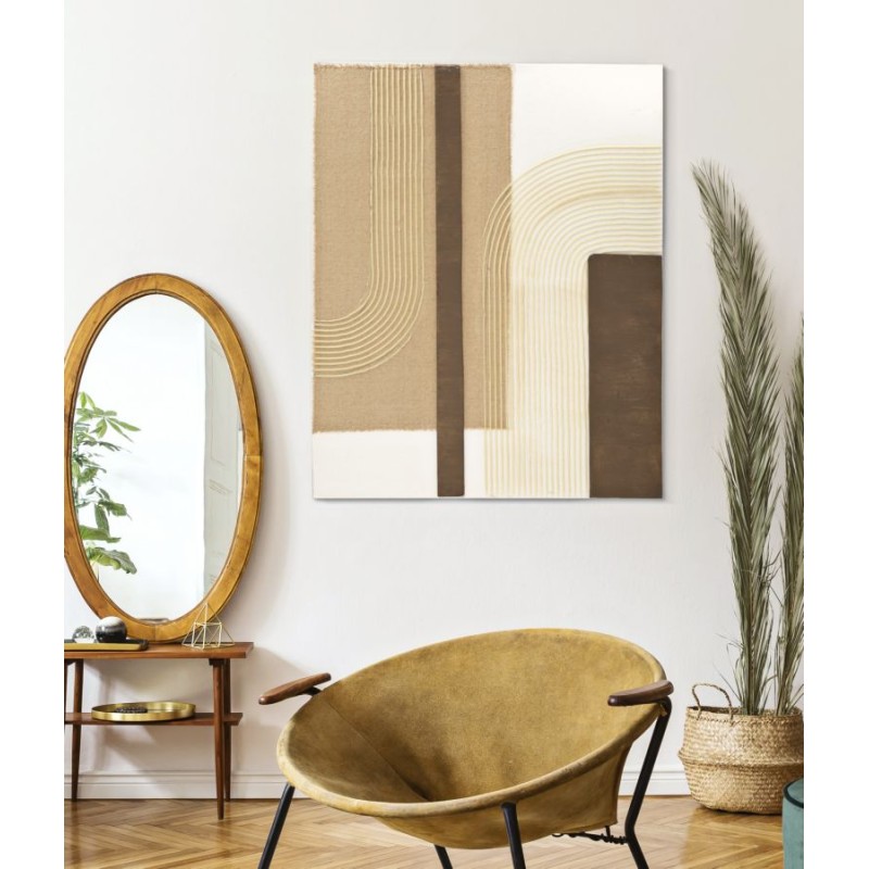 Cuadro decorativo artesanal de estilo bohemio chic – Modelo B – 80x100 cm