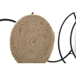 Panel de pared Triby de hierro – 106x52 cm – Decoración de pared artesanal de estilo bohemio chic con diseño gráfico