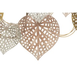 Decoración de pared con corazones – 91x39 cm – Panel glamuroso romántico y elegante