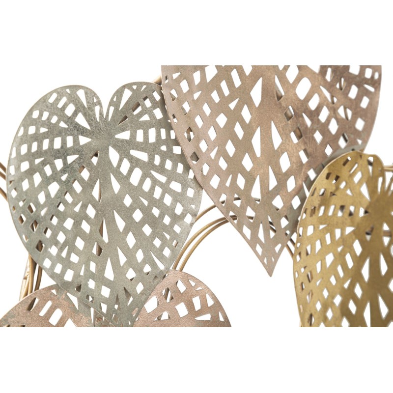 Decoración de pared con corazones – 91x39 cm – Panel glamuroso romántico y elegante