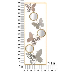 Decoración de pared para despensa – Modelo A – 31x90 cm – Diseño vertical artístico y glamuroso