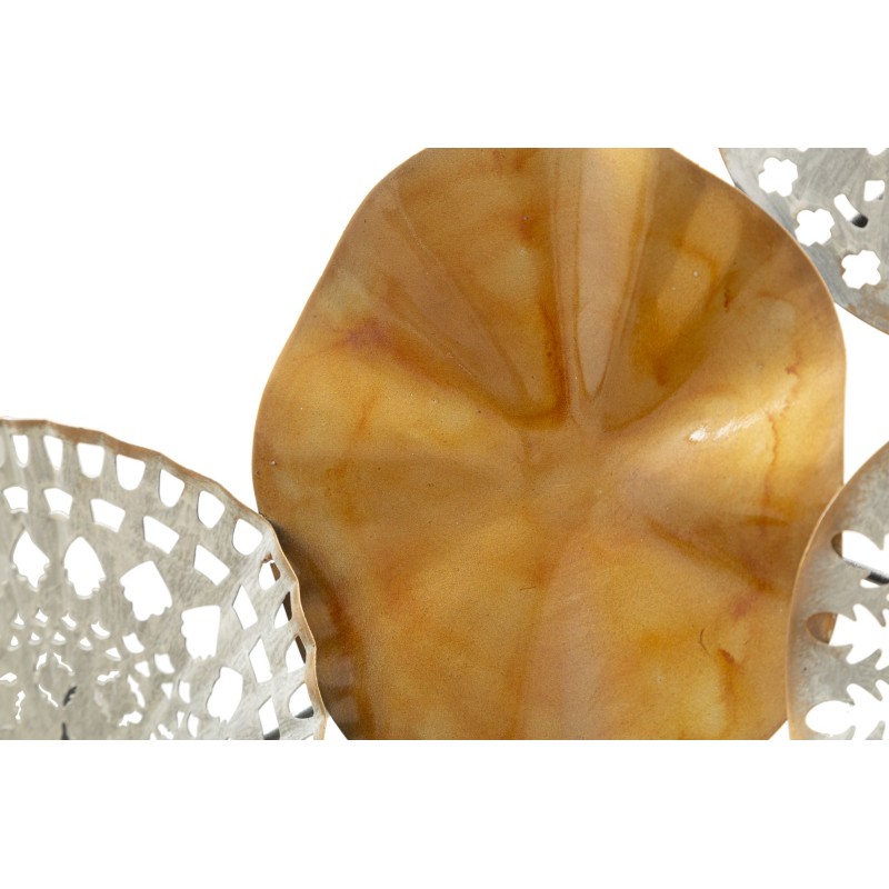 Decoración de pared Triby – 125x68 cm – Panel grande y elegante en hierro tallado