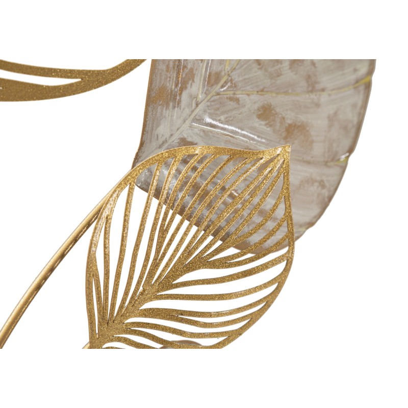 Decoración de pared Felix – 63x85 cm – Metal artístico glamuroso con estilo orgánico