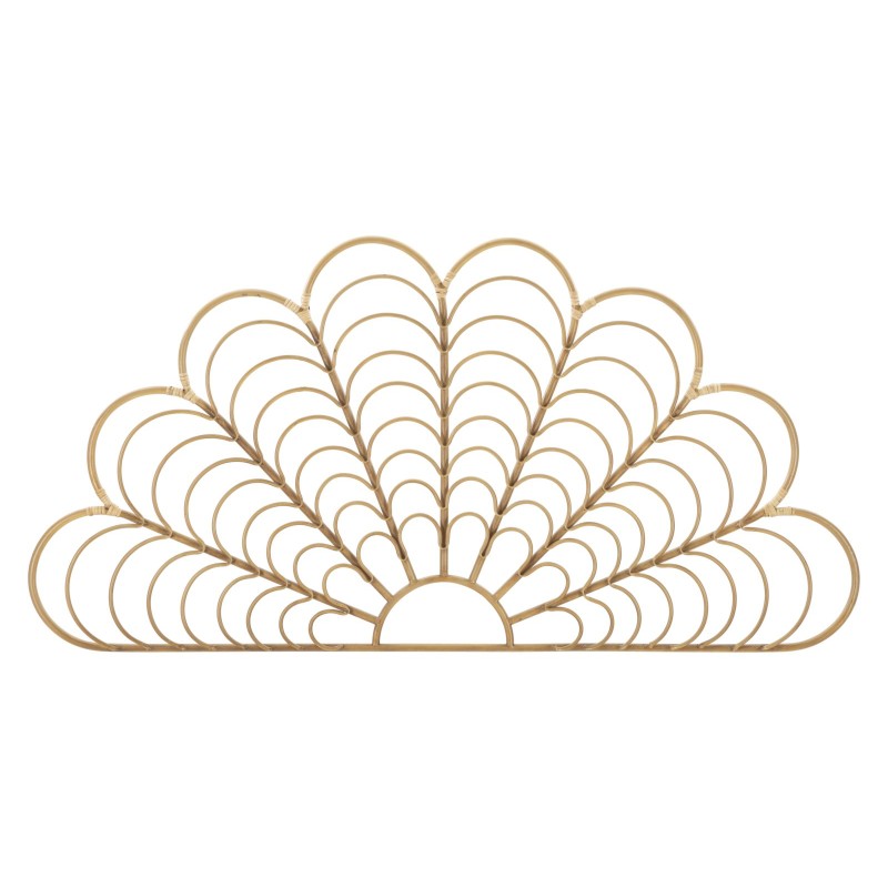 Panel de pared Panamá – 160x80 cm – Metal de estilo bohemio chic con un toque tropical y artesanal