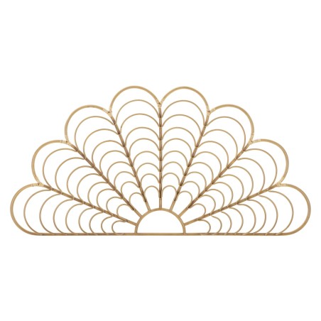 Panel de pared Panamá – 160x80 cm – Metal de estilo bohemio chic con un toque tropical y artesanal