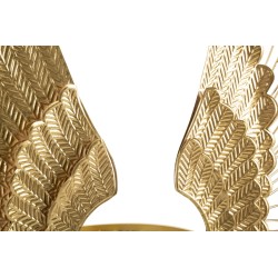 Juego de 2 paneles de pared Ali Plus – 37x105 cm – Oro glamuroso y metal refinado