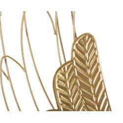 Juego de 2 paneles de pared Ali Plus – 37x105 cm – Oro glamuroso y metal refinado