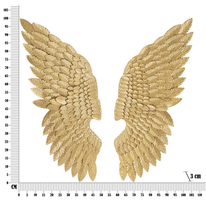 Juego de 2 paneles de pared Ali Beauty – 37x100 cm – Decoración de pared glamurosa, elegante y luminosa