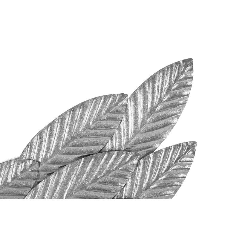 Juego de 2 paneles de pared plateados Ali Beauty – 37 x 100 cm – Elegante y glamuroso acabado metálico plateado