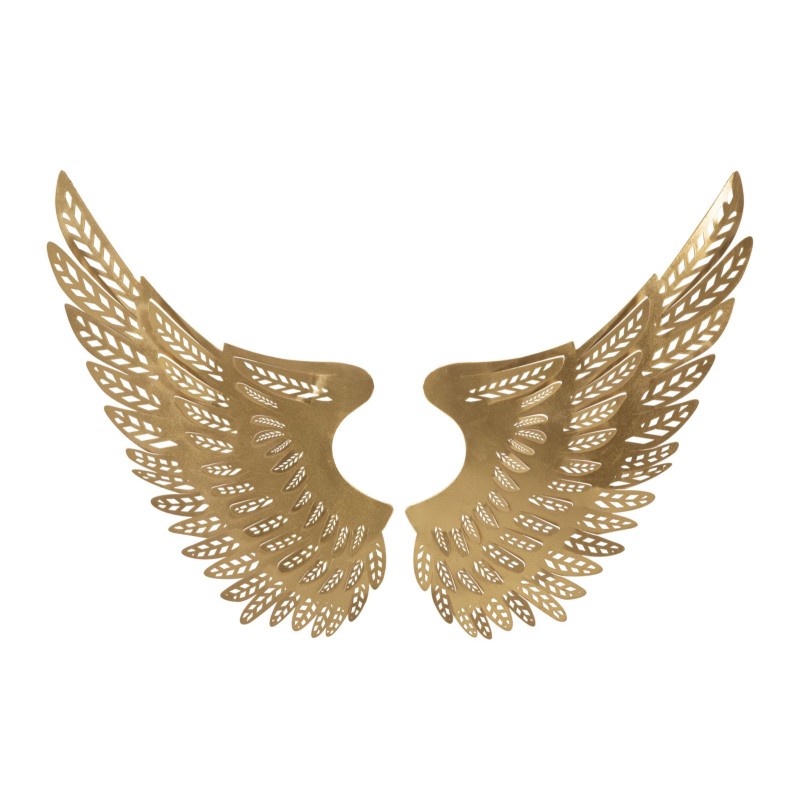 Juego de 2 paneles de pared Ali Light – 90x43 cm – Elegante y contemporáneo metal Glam