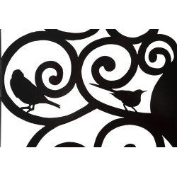 Tres paneles de pared de hierro – 70x70 cm – Composición geométrica minimalista y glamurosa