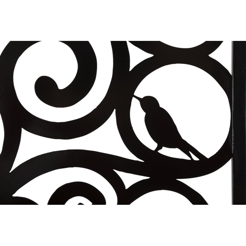 Tres paneles de pared de hierro – 70x70 cm – Composición geométrica minimalista y glamurosa