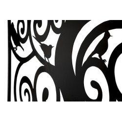 Tres paneles de pared de hierro – 70x70 cm – Composición geométrica minimalista y glamurosa