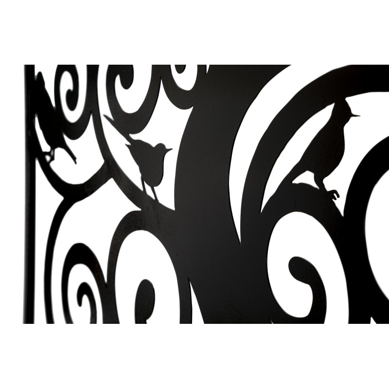 Tres paneles de pared de hierro – 70x70 cm – Composición geométrica minimalista y glamurosa