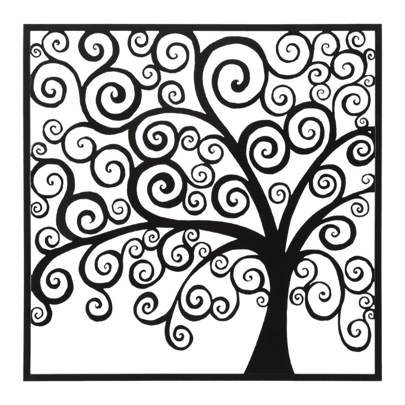 Panel de pared Three Plus Iron – 100x100 cm – Arte mural artístico glamuroso de gran formato