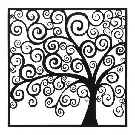 Panel de pared Three Plus Iron – 100x100 cm – Arte mural artístico glamuroso de gran formato