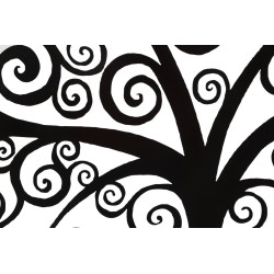 Panel de pared Three Plus Iron – 100x100 cm – Arte mural artístico glamuroso de gran formato