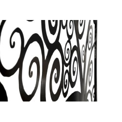 Panel de pared Three Plus Iron – 100x100 cm – Arte mural artístico glamuroso de gran formato