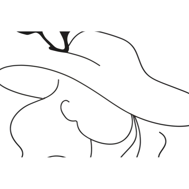 Elegante panel de pared de hierro – Modelo A – 60x80 cm – Decoración glamurosa, refinada y con estilo