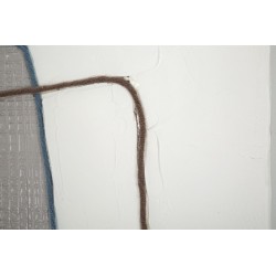 Cuadro mural hecho a mano – Modelo B – 80x100 cm – Auténtica obra de arte bohemia chic