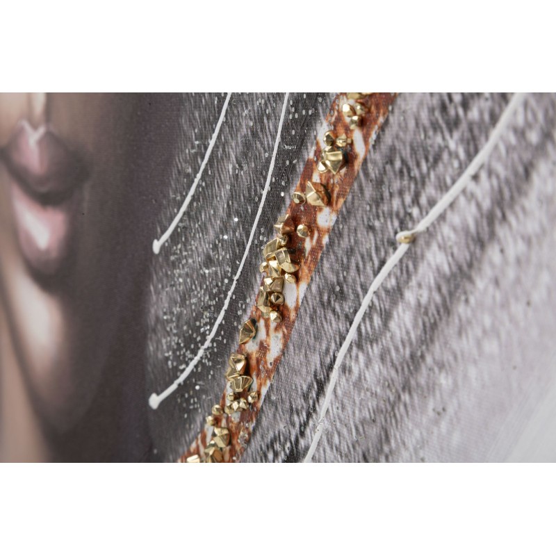 Arte mural artesanal Naomi – Modelo A – 100x100 cm – Creación luminosa de estilo bohemio chic