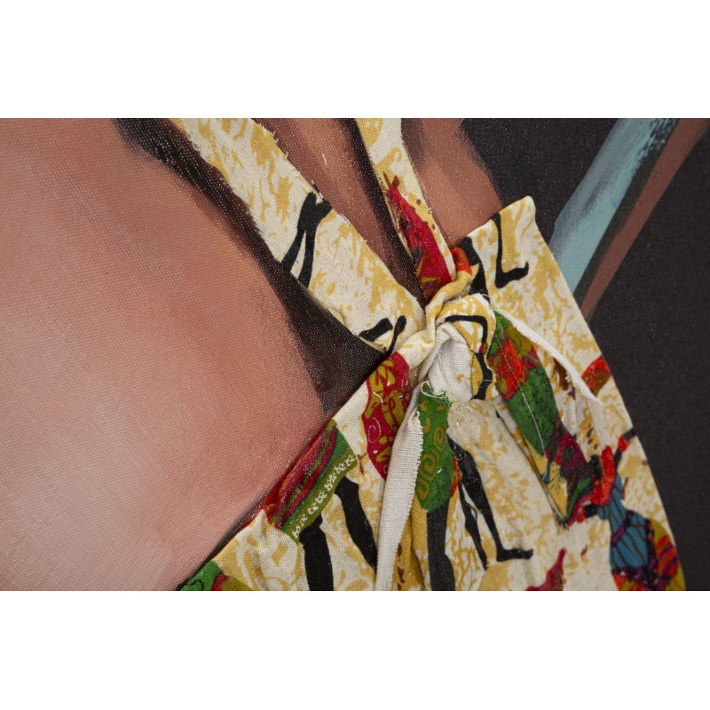 Arte mural artesanal de Kelly – Modelo B – 90x120 cm – Expresión artística bohemia moderna