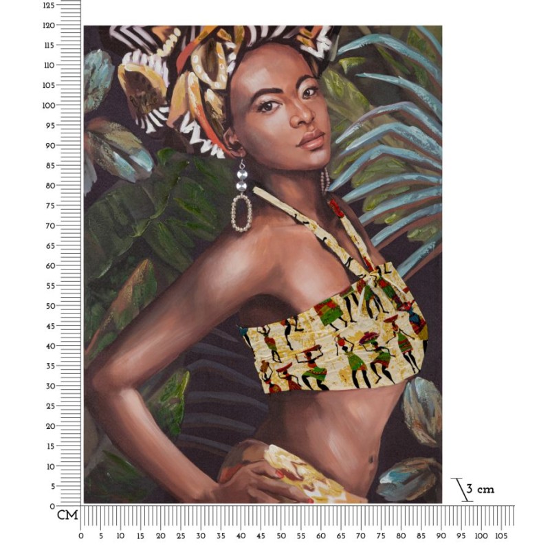 Arte mural artesanal de Kelly – Modelo B – 90x120 cm – Expresión artística bohemia moderna