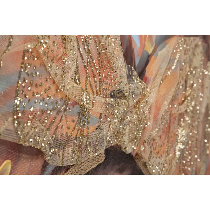 Arte mural hecho a mano Jennifer – Modelo B – 70x100 cm – Arte mural bohemio y poético