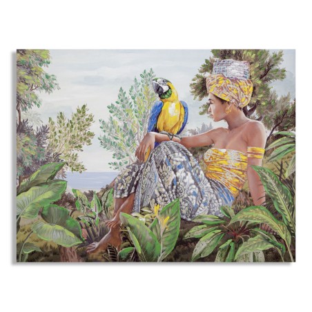 Arte mural original hecho a mano por Kenda – 120x90 cm – Arte contemporáneo bohemio y texturizado