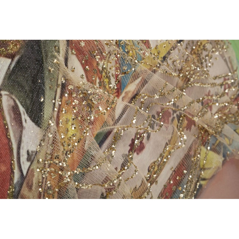 Cuadro vertical hecho a mano Kloe – 90x120 cm – Retrato expresivo, estilizado y bohemio chic