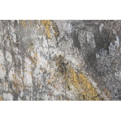 Arte mural hecho a mano, rostro luminoso de Buda – Modelo A – 80x120 cm – Serenidad bohemia y espiritual