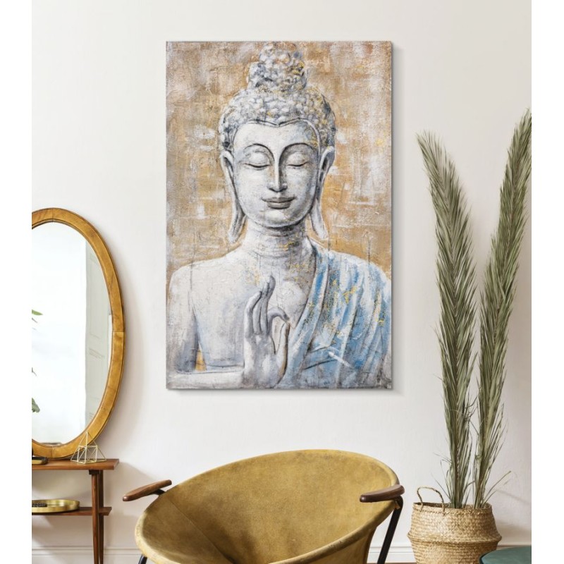Lámpara de pared de Buda hecha a mano – Modelo B – 80x120 cm – Decoración bohemia chic relajante y zen