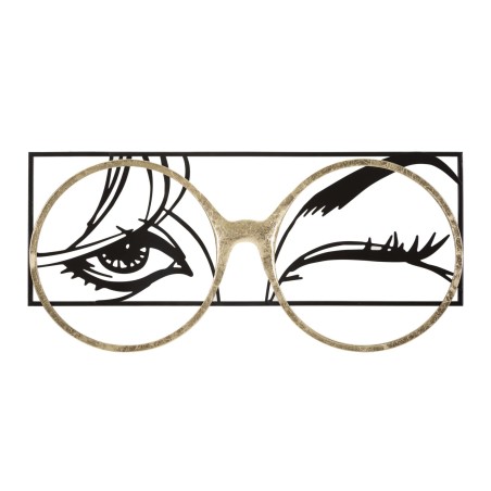 Panel de luz de pared de hierro – 89x41 cm – Diseño glamuroso, brillante y moderno