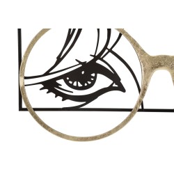 Panel de luz de pared de hierro – 89x41 cm – Diseño glamuroso, brillante y moderno