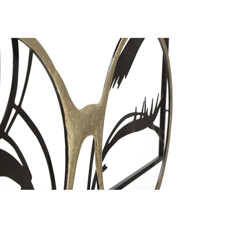 Panel de luz de pared de hierro – 89x41 cm – Diseño glamuroso, brillante y moderno