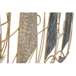 Letrero luminoso de pared con forma de barco de hierro – Un toque de brillante escapismo (123,8 x 5,1 x 69,9 cm)