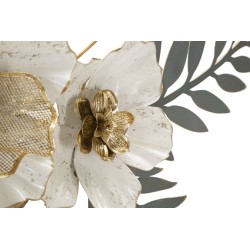 Panel mural de hierro gris – Sencillez moderna y brillo metálico (90,2 x 7,6 x 41,9 cm)