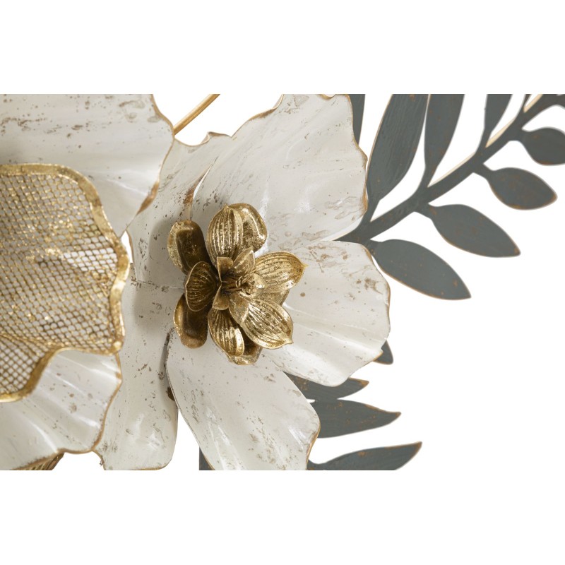 Panel mural de hierro gris – Sencillez moderna y brillo metálico (90,2 x 7,6 x 41,9 cm)