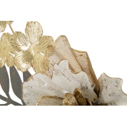 Panel mural de hierro gris – Sencillez moderna y brillo metálico (90,2 x 7,6 x 41,9 cm)