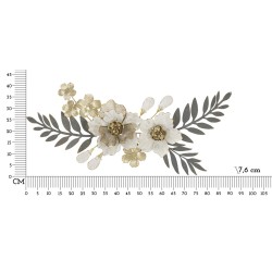 Panel mural de hierro gris – Sencillez moderna y brillo metálico (90,2 x 7,6 x 41,9 cm)