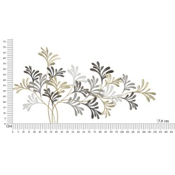 Panel de pared de hierro LIXY – El arte del hierro sublimado (130,8 x 7,6 x 70,5 cm)