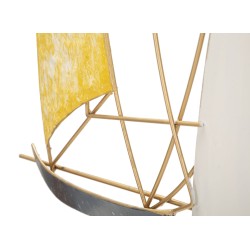 Panel mural de color VELA – Explosión de tonos y elegancia (78,7 x 3,8 x 97,8 cm)