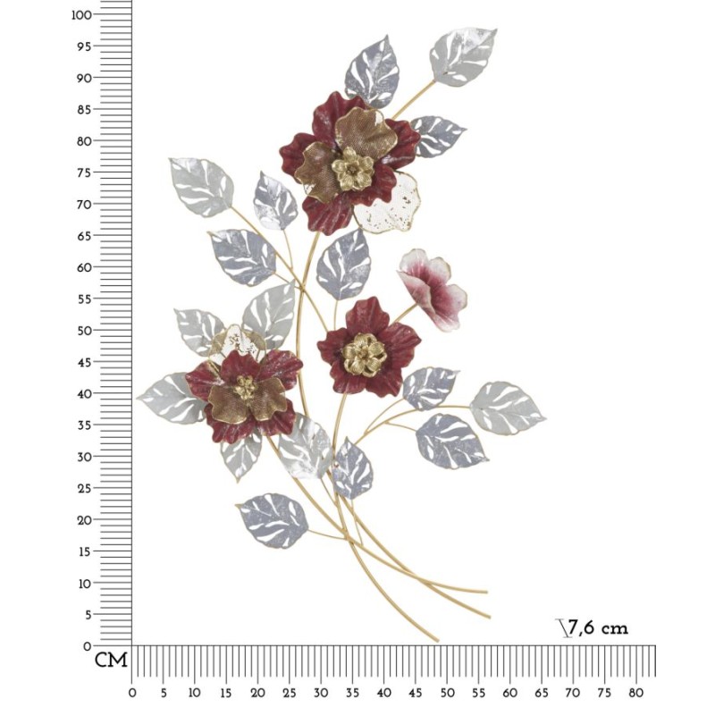 Panel mural Lovis – Hierro al servicio de la elegancia mural (68,6 x 7,6 x 98,4 cm)