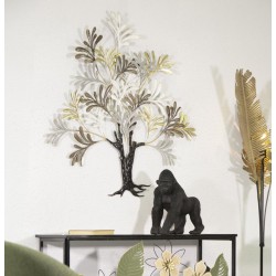Panel mural ALBERO LIXY – El árbol de la elegancia en metal (97,2 x 8,9 x 100,3 cm)