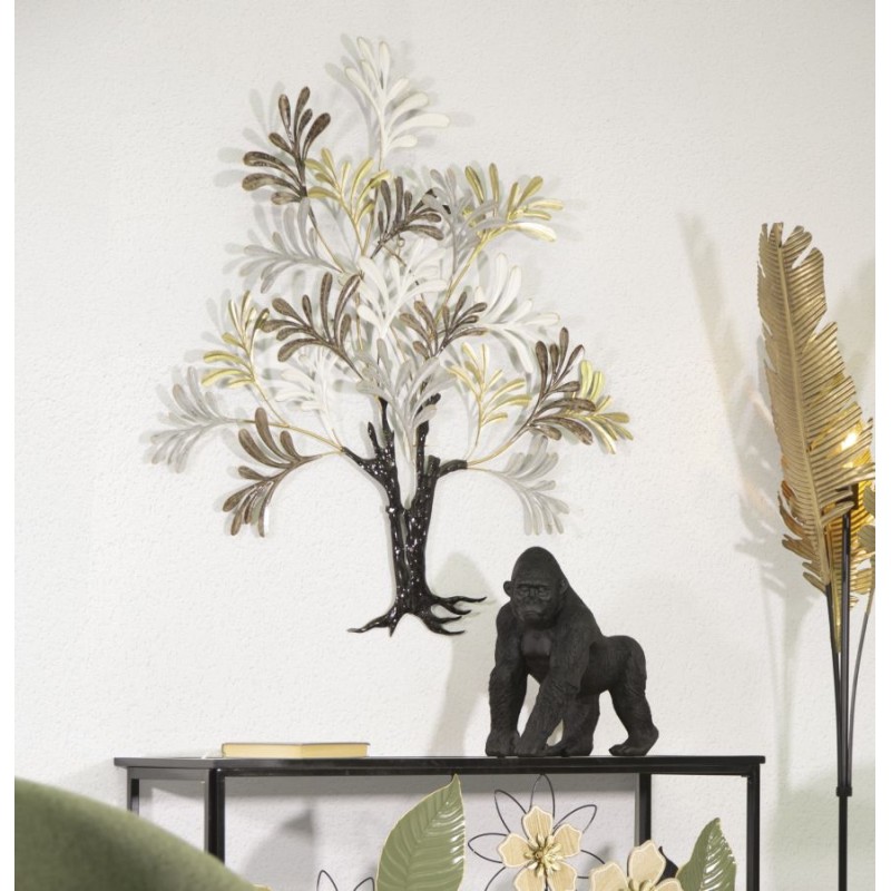Panel mural ALBERO LIXY – El árbol de la elegancia en metal (97,2 x 8,9 x 100,3 cm)