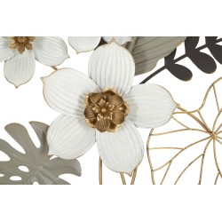 Panel mural BOUQ – Arte floral reinterpretado en metal (71 x 4 x 96,5 cm)