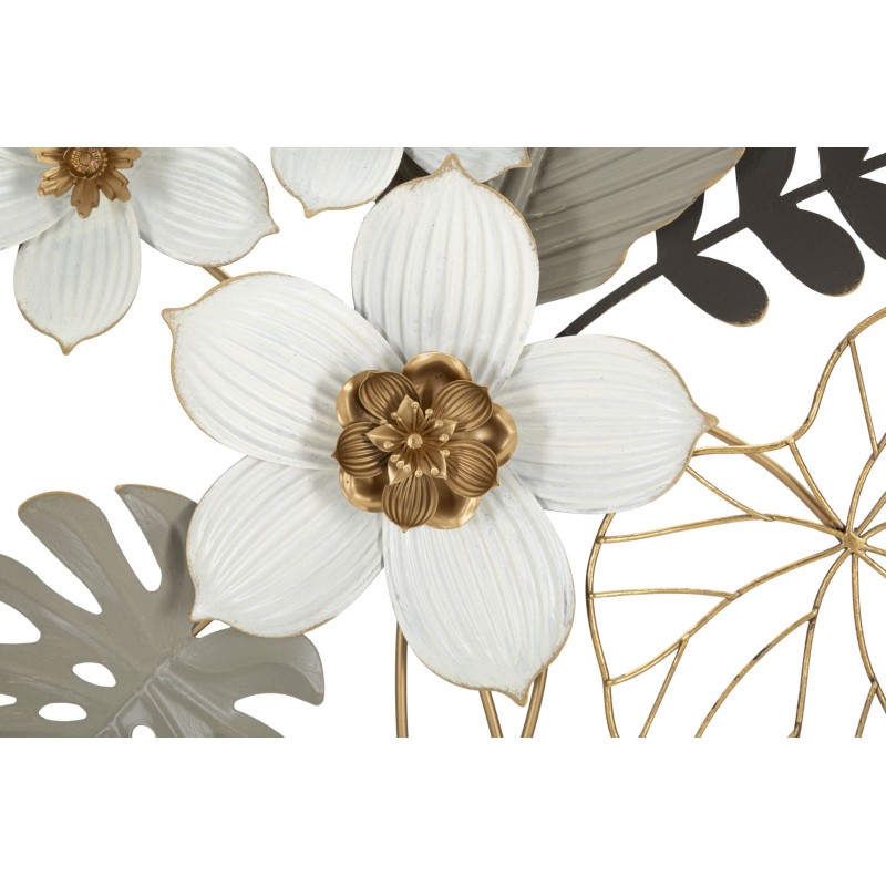 Panel mural BOUQ – Arte floral reinterpretado en metal (71 x 4 x 96,5 cm)