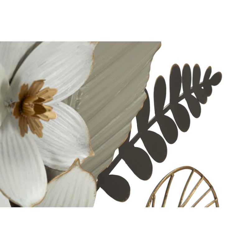 Panel mural BOUQ – Arte floral reinterpretado en metal (71 x 4 x 96,5 cm)